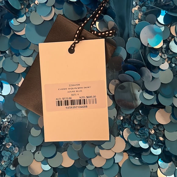 AJE Cherie Sequin Mini Skirt- Size is AU 4 = US 0/2 - Picture 5 of 5